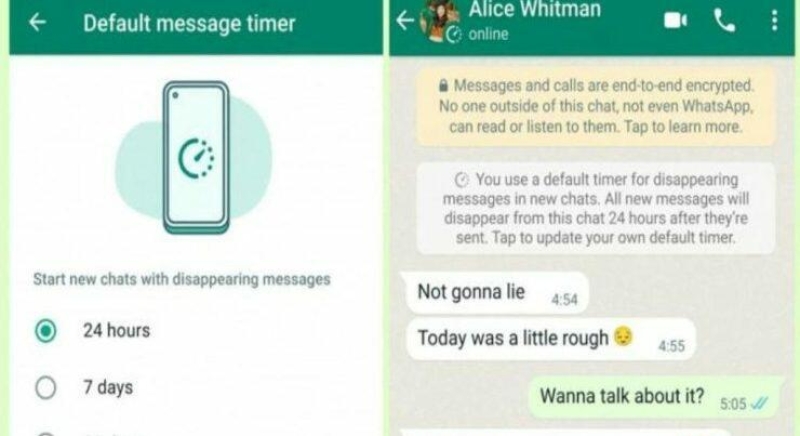 “Whatsapp”a yeni funksiya gəldi: Mesajlar 24 saata… - VİDEO