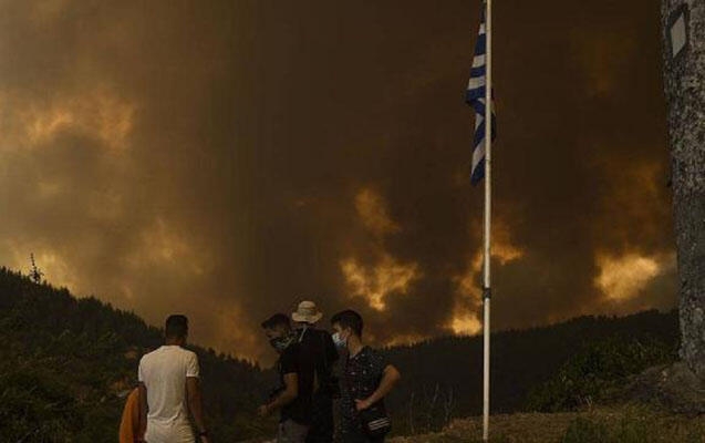 Yunanıstanda meşə yanğınları başlayıb