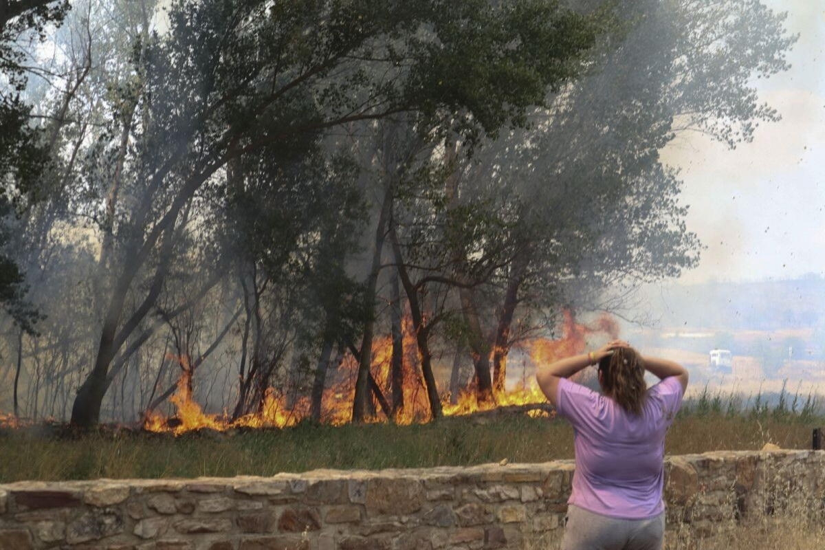 İspaniyada və Portuqaliyada meşə yanğınları: mindən çox insan həlak olub - FOTO