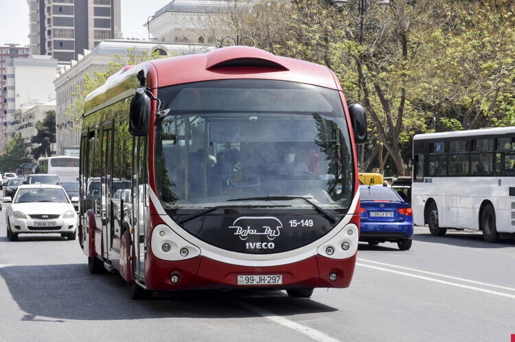 Bakıda 34 marşrut üzrə avtobuslar gecikir