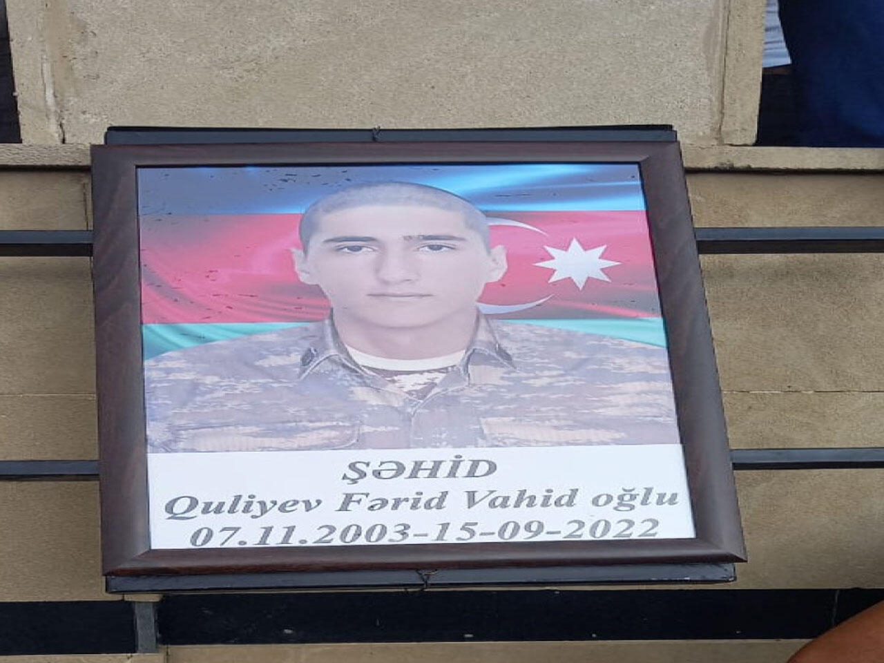 Şəhid Fərid Quliyev Lökbatanda dəfn edilib - FOTO