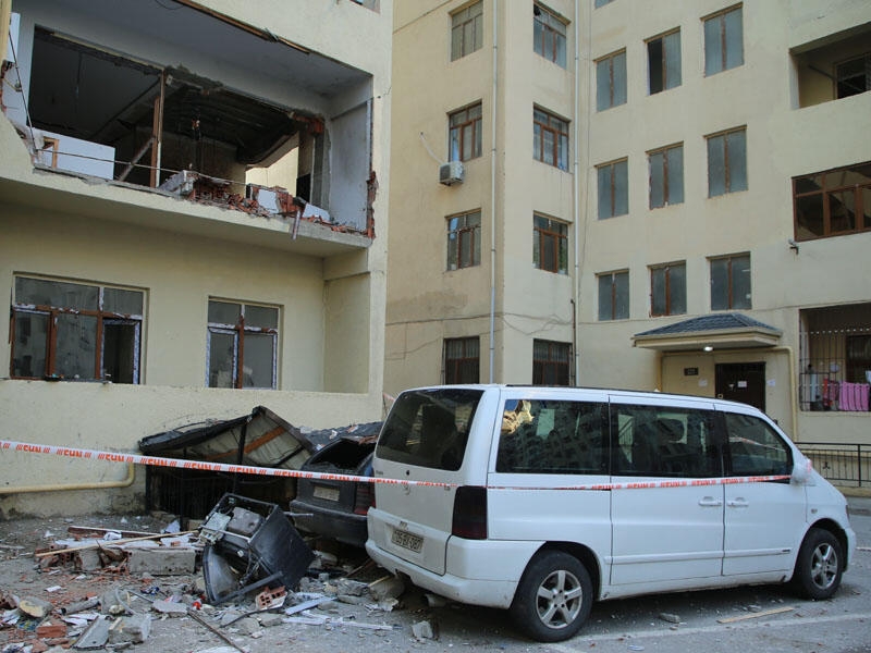 Ötən gün baş vermiş partlayışdan geriyə qalanlar... - FOTOlar