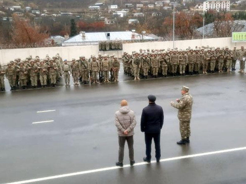 Azad edilmiş ərazilərdə hərbi qulluqçularla görüşlər keçirilib - FOTO