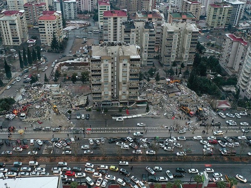 Kahramanmaraşdakı güclü zəlzələdən sonra 1 117 afterşok qeydə alınıb