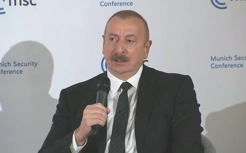 İlham Əliyev: ''Biz istəyirik ki, sərhədlərimiz tarixi xəritələr əsasında delimitasiya olunsun''