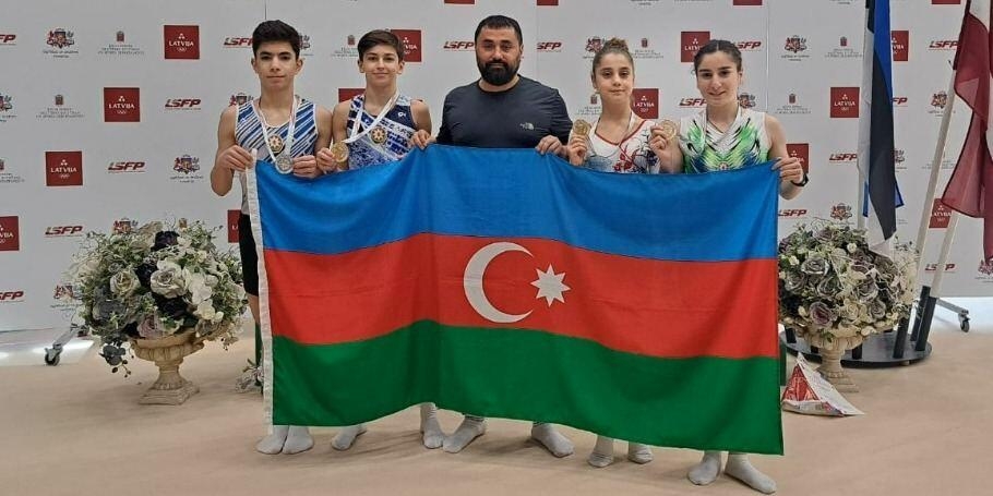 Azərbaycan gimnastları 3 qızıl və 1 gümüş medal qazanıblar