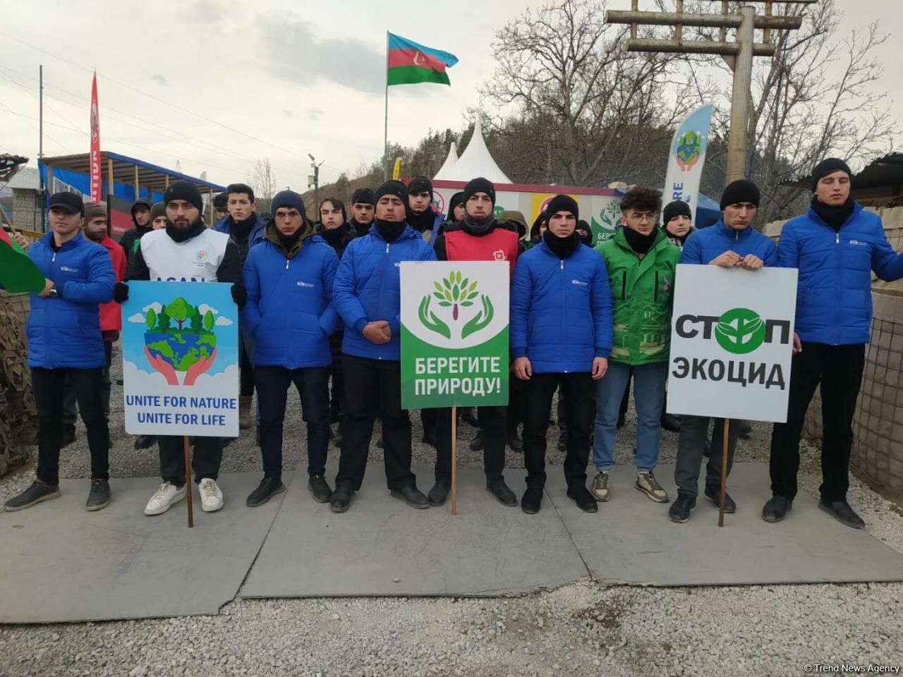 Xankəndi-Laçın yolu: Ekofəalların aksiyasının 129-cu günüdür