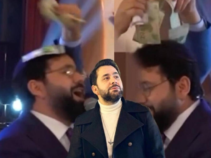Samirin başına pul səpdilər - VİDEO