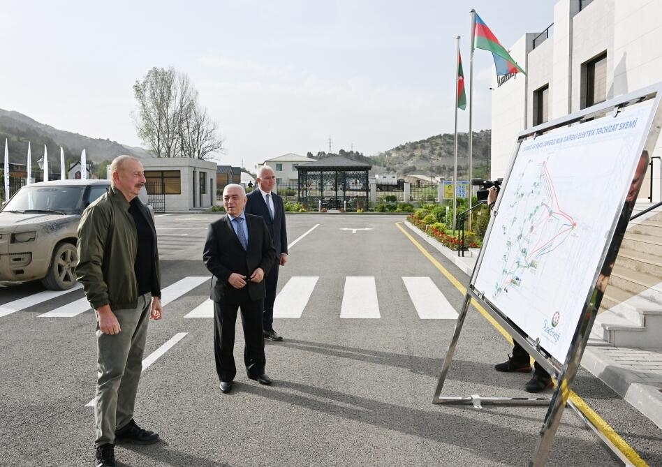 Prezident “Laçın” şəhər yarımstansiyasının açılışını edib - FOTO