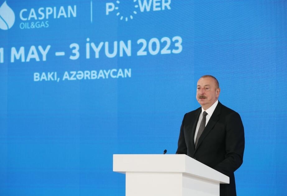 İlham Əliyev: Azərbaycanın nəhəng bərpaolunan enerji potensialı var