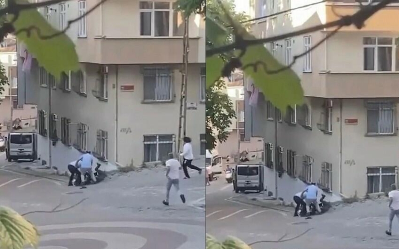 İstanbulda silahlı insident - Ölən var