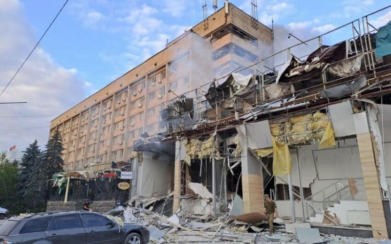 Rusiya Ukraynaya raket zərbəsi endirib, 4 nəfər ölüb, 40-dan çox insan yaralanıb