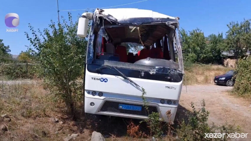 Quba-Qusar yolunda baş verən avtobus qəzasının TƏFƏRRÜATI - VİDEO