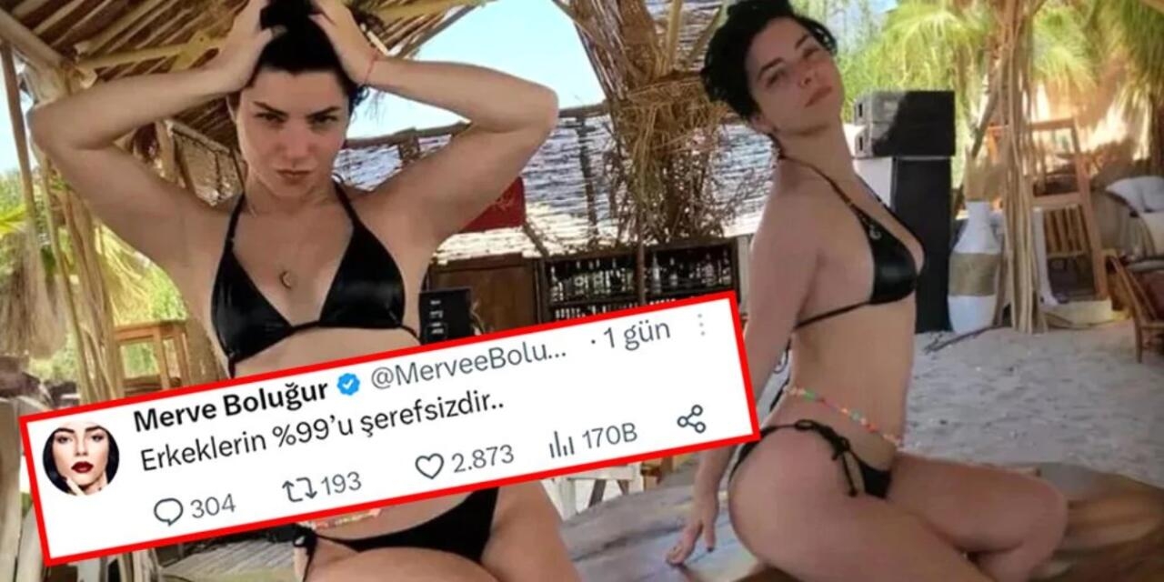 Merve Boluğur: ''Kişilərin yüzdə 99-u namussuzdur'' - FOTO