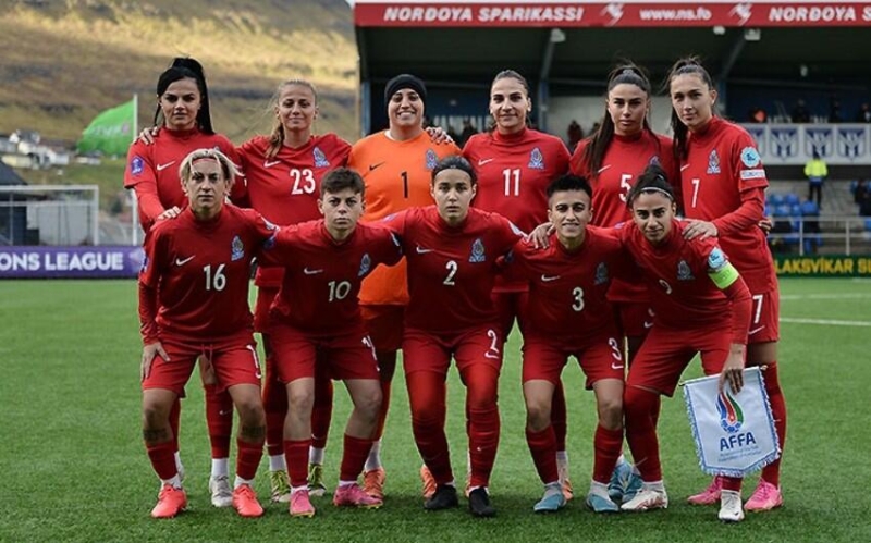 Qadın futbolçulardan ibarət Azərbaycan millisi B Liqasında