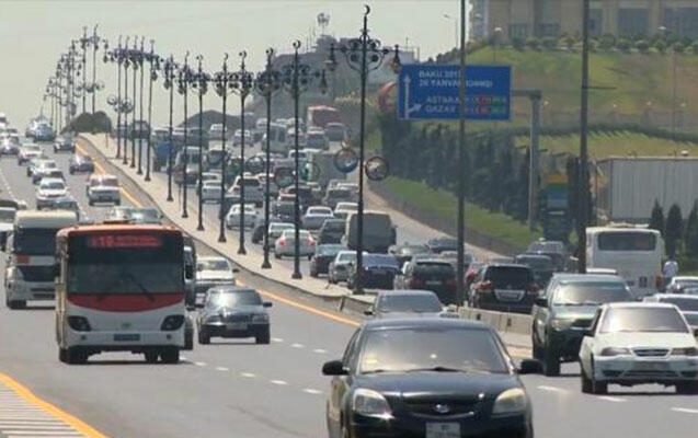 Bakı-Sumqayıt yolunda ''Jeep'' və qəribə ''sərnişin''i - VİDEO