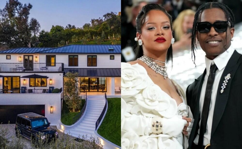 Rihanna və sevgilisinin 13,8 milyonluq malikanəsi - FOTOlar
