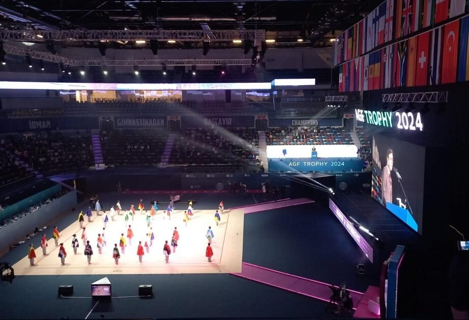 Bakıda bədii gimnastika üzrə Dünya Kubokunun açılış mərasimi olub