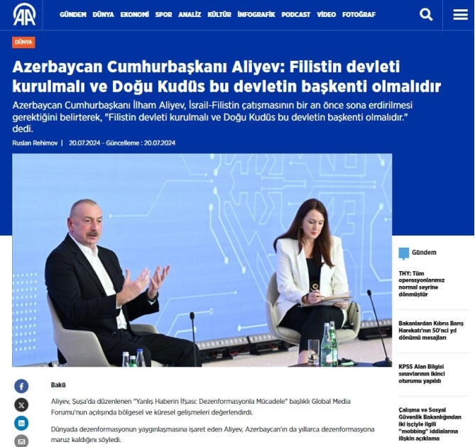 İkinci Şuşa Qlobal Media Forumu dünya mətbuatının diqqət mərkəzindədir - FOTO