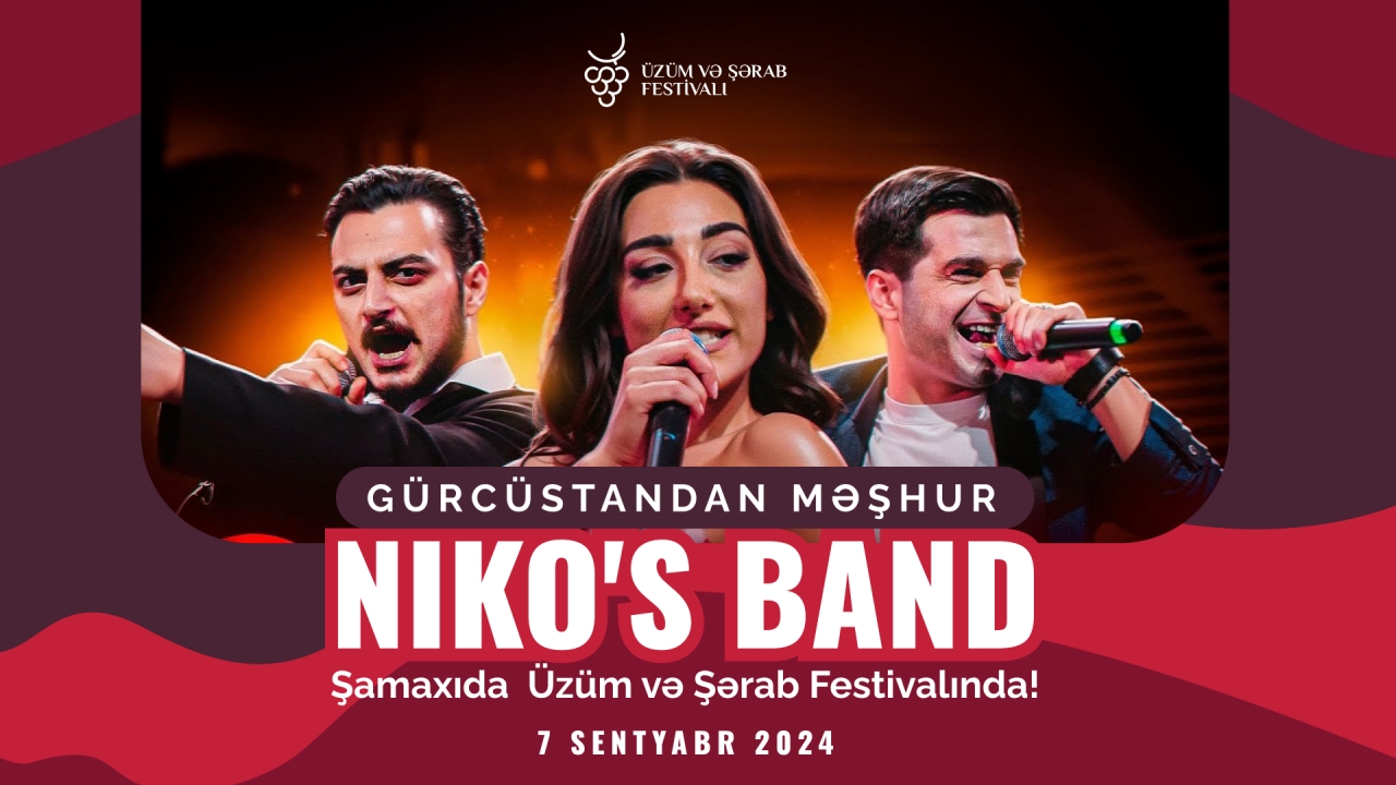 Mahnısı dünya hitinə çevrilən “Niko’s Band” Üzüm və Şərab Festivalında - VİDEO