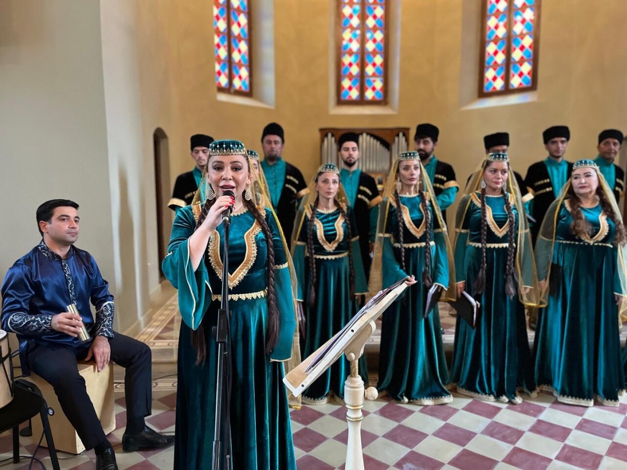 Şəmkirdə Üzeyir Hacıbəyli XIV Beynəlxalq Musiqi Festivalı çərçivəsində konsert keçirilib - FOTO