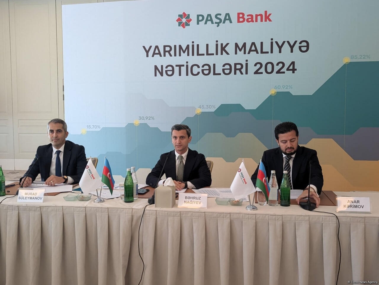 ''PASHA Bank'' birinci yarımilin yekunlarına həsr olunmuş brifinq keçirib - FOTO