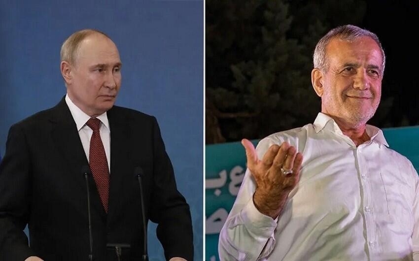 Putin və Pezeşkian Cənubi Qafqazı müzakirə ediblər