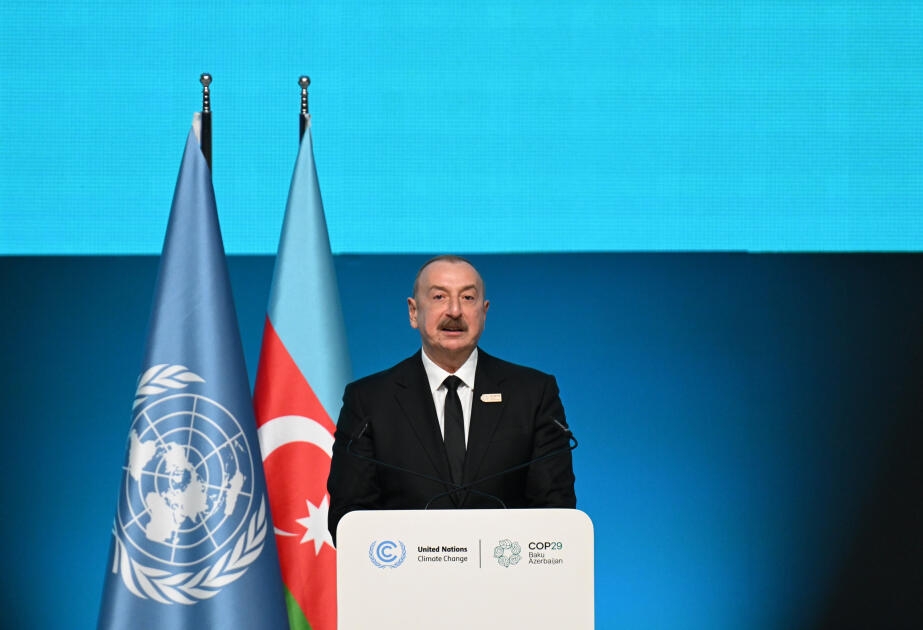 İlham Əliyev: Azərbaycan COP29-a ev sahibliyi edən ölkə seçildikdən sonra biz hədəfə çevrildik