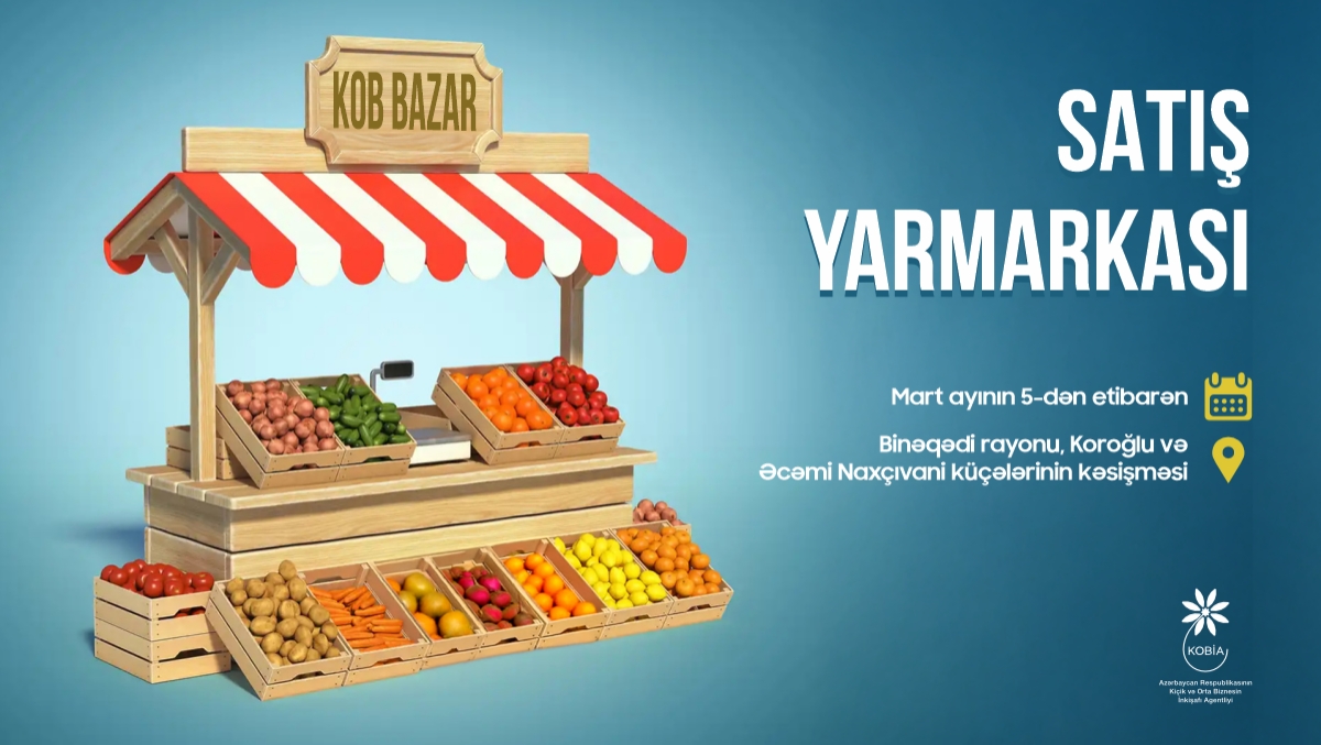 ''KOB bazar'' satış yarmarkası başlayır