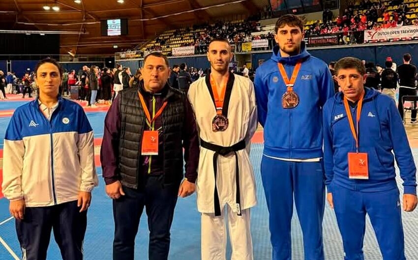 Taekvondoçularımız Niderlandda medal qazanıb