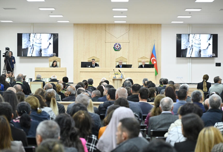 Məhkəmədə Laçının Ermənistan silahlı qüvvələri tərəfindən işğalı ilə bağlı vidematerial nümayiş etdirilib