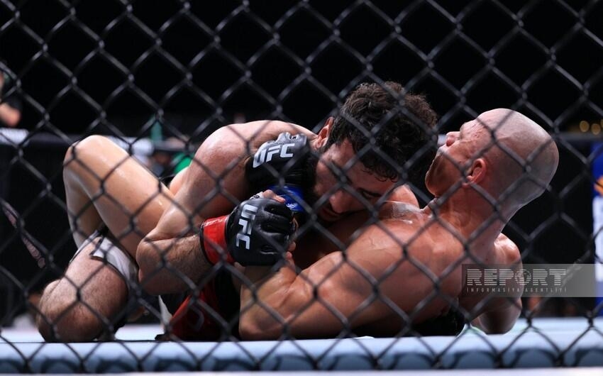 ''UFC Fight Night'': Nazim Sadıxov rəqibini nokaut etdi - FOTO