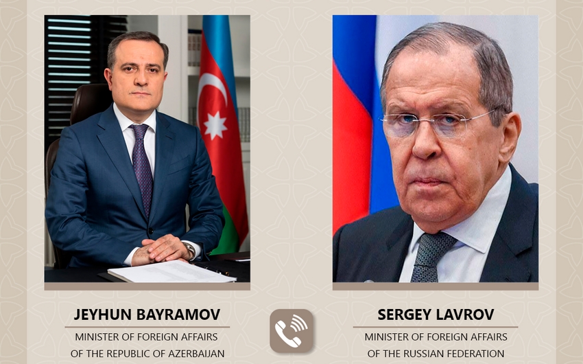 Ceyhun Bayramov və Sergey Lavrov regional və beynəlxalq təhlükəsizlik məsələlərini müzakirə edib