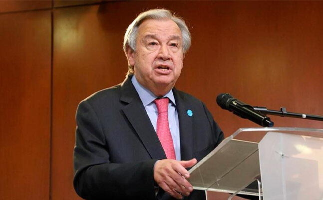 BMT-nin Baş katibi Kiyevdə Azərbaycan səfirliyinə raket zərbəsini pisləyib