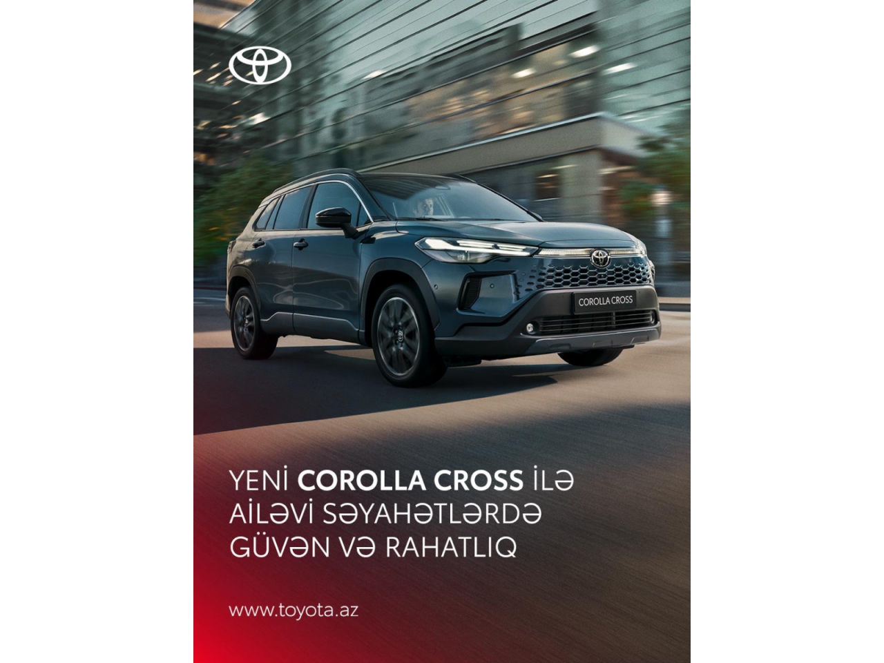 Yeni ''Corolla Cross'' yenilənmiş SUV üslubu ilə qarşınızdadır