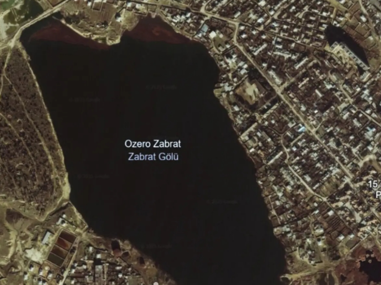 Zabrat gölü son illərdə sürətlə quruyub - FOTO