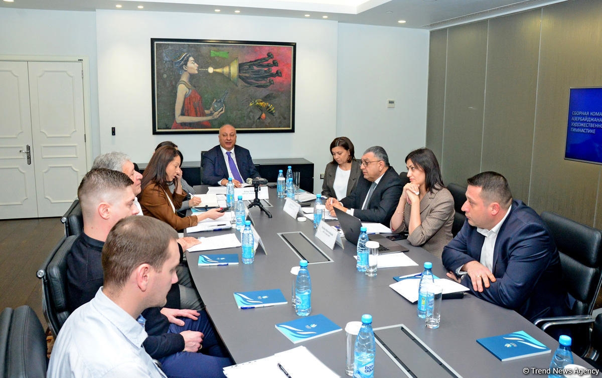 Bakıda Azərbaycan Gimnastika Federasiyasının İcra Komitəsinin iclası keçirilib - FOTO