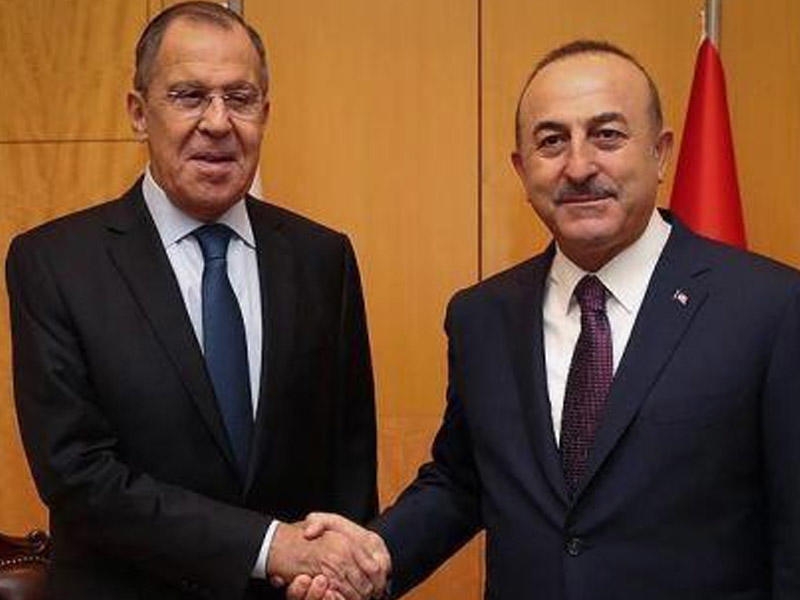 Lavrov və Çavuşoğlu Suriya və Liviyadakı vəziyyəti müzakirə ediblər