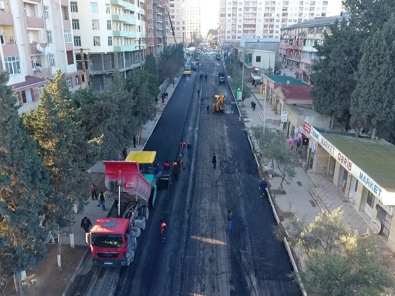 Xırdalanda bu küçələrdə yol yenidən qurulur - FOTO