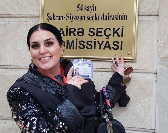 Elza Seyidcahanın namizədliyi qeydə alındı - FOTO