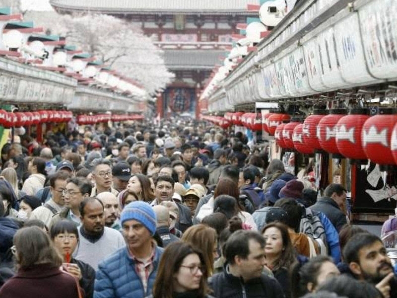 Ötən il Yaponiyanı ziyarət edən turistlərin sayı rekord həddə çatıb