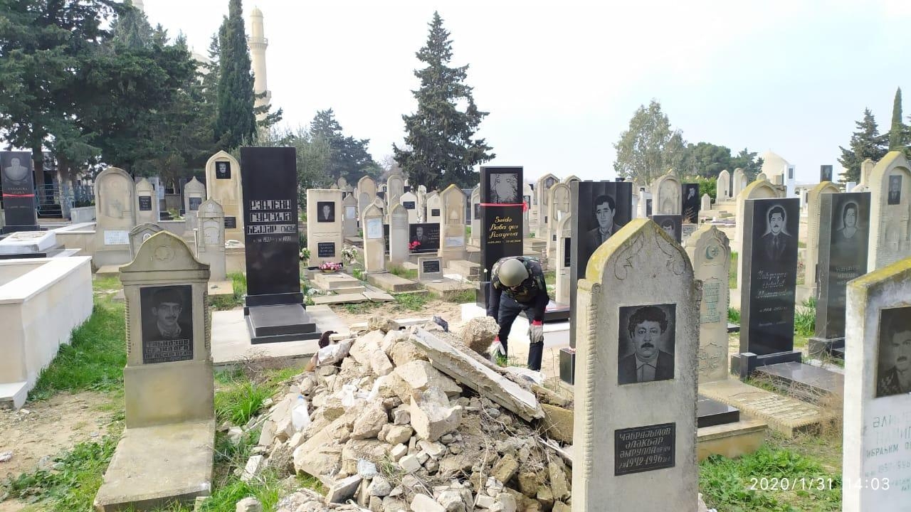 Nardarandakı qəbirstanlıqdan görün nələr tapıldı - FOTO