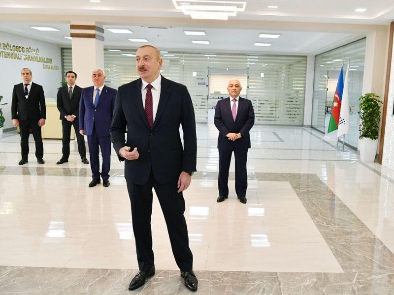 Prezident İlham Əliyev: Bərpa olunan enerji növləri Azərbaycanda inkişaf edəcək, bu inkişaf geniş vüsət alacaq