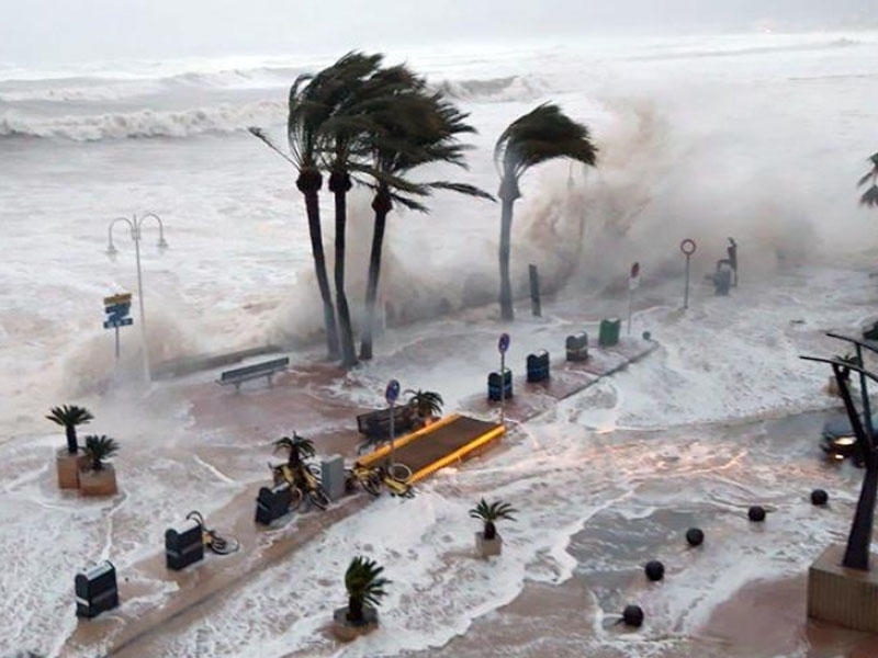İspaniyada güclü fırtınalar qlobal istiləşmə ilə bağlıdır