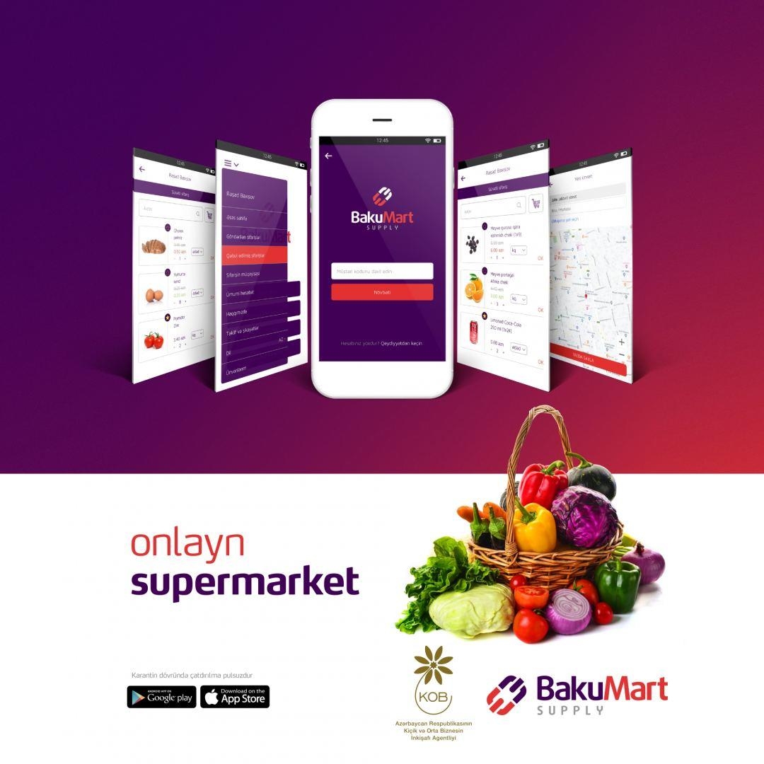 KOBİA-nın dəstəyi ilə onlayn supermarket yaradıldı