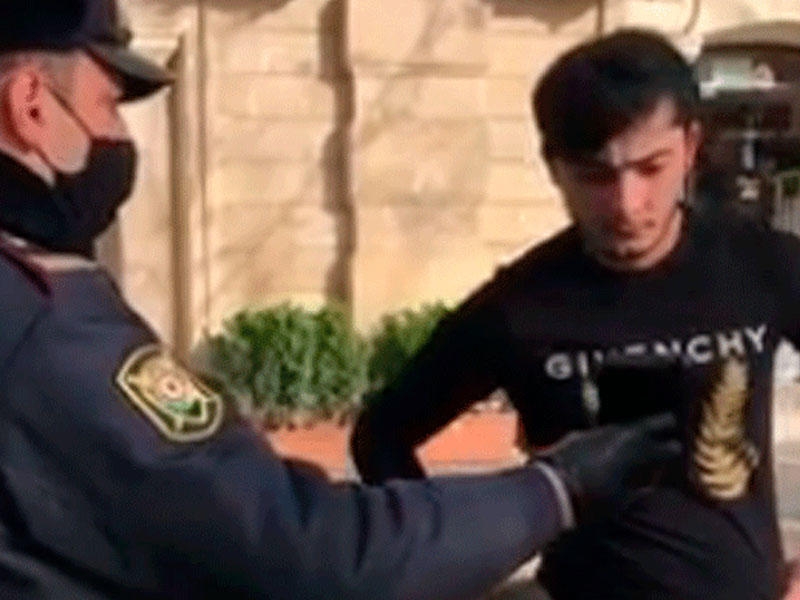 Bakıda polis inzibati tədbirlərə başladı - VİDEO