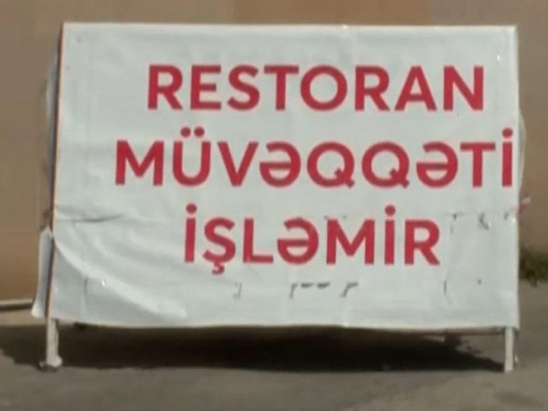 Kafe və restoranların, gözəllik və bərbər salonlarının fəaliyyəti sual altında - VİDEO