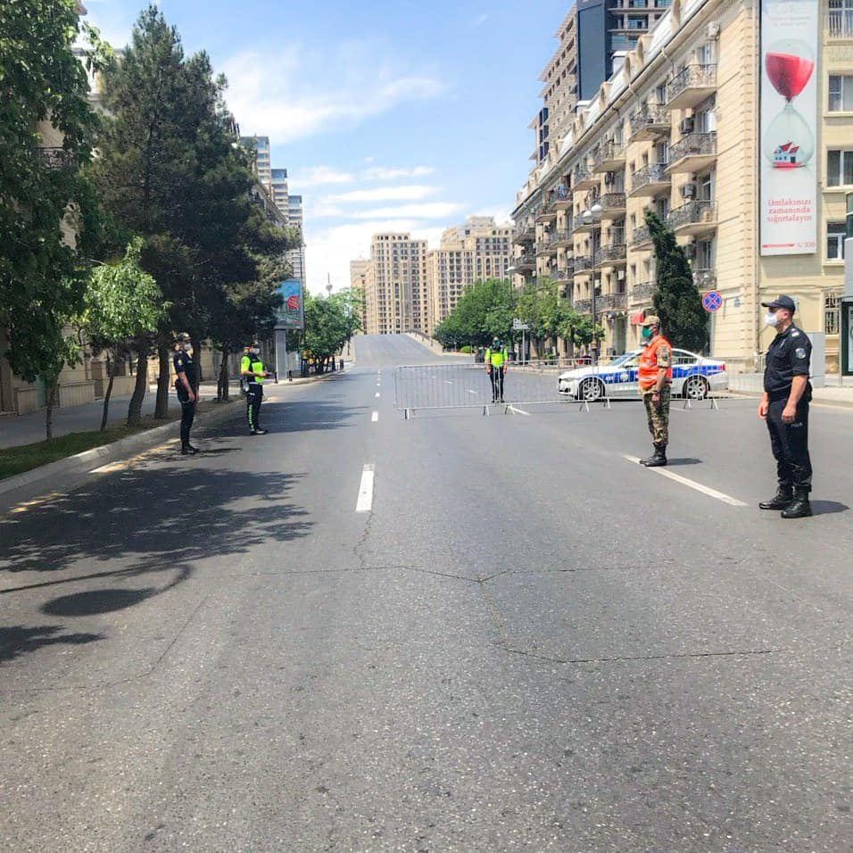 Bakıda küçə və yollarda son vəziyyət - FOTO
