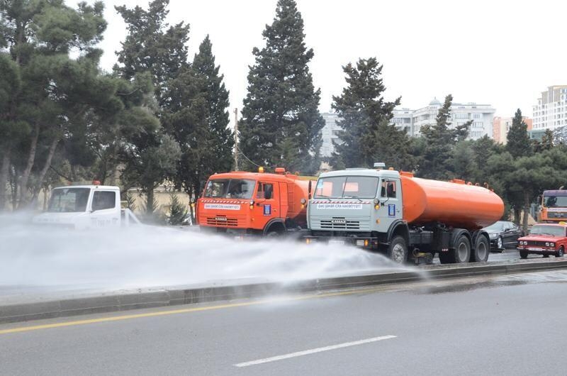 Sabah Bakıda gücləndirilmiş dezinfeksiya işləri aparılacaq