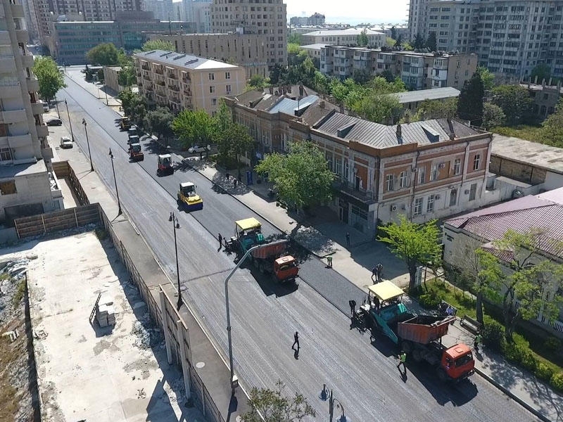 Bakıda yeni yol qovşağı yaradılır - FOTO